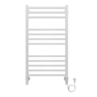 Полотенцесушитель электрический AZARIO ANCONA AZ71850W 500/1000 квадрат, 12 секций, диммер справа, белый